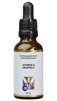 Vitamine A druppels 1200 mcg - Vital Cell Life (30 ml)