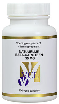 Beta-caroteen, natuurlijk 35 mg