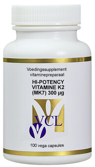 Vitamin K2 (MK-7) 300 mcg Hi Potency